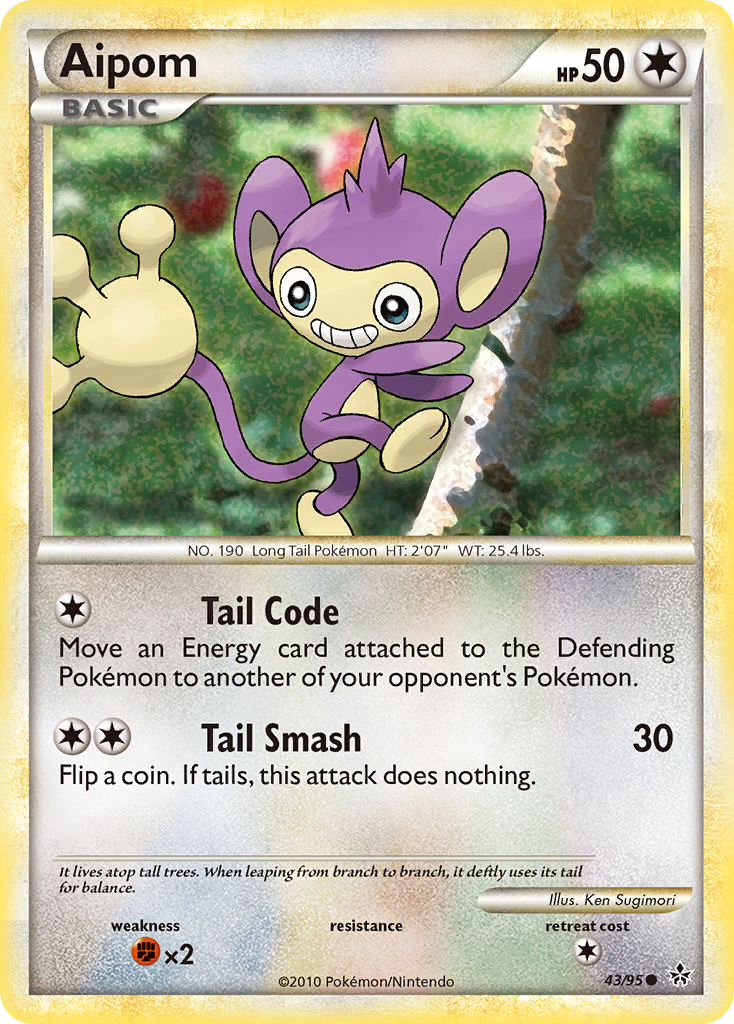 Unleashed Aipom #43/95